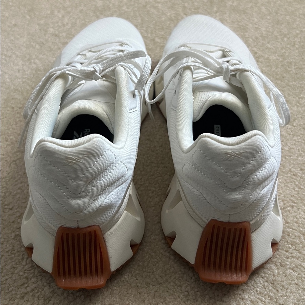 Reebok Zig Dynamica 4 Women's Running Shoes Chalk - Picture 3 of 7
